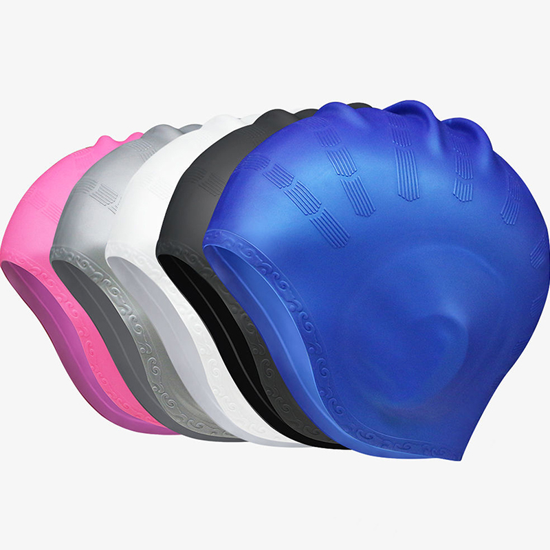Swim Hat Silicone - 【F】Высокоэластичные шапочки для плавания для взрослых,